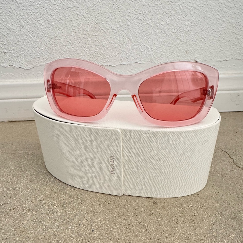 Prada Pink Cat Eye Sunglasses
